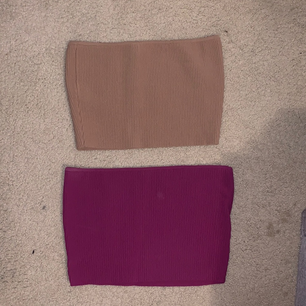 Ribbed tube tops